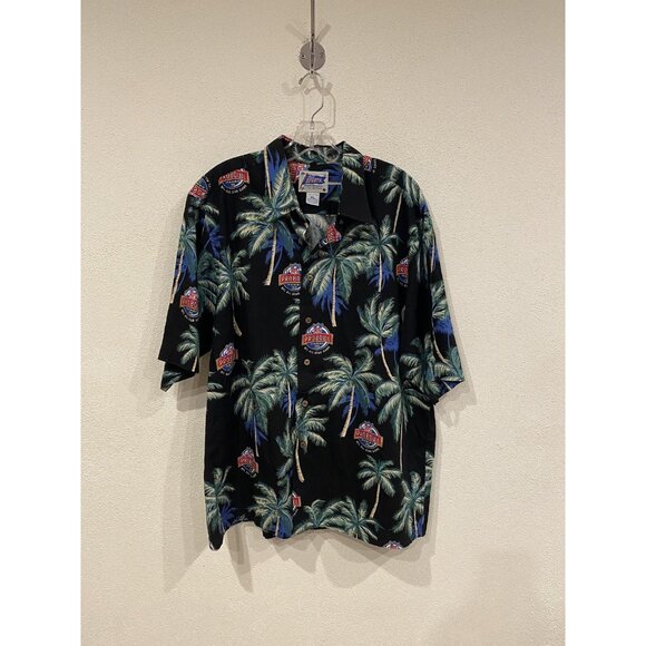 Reyn Spooner NFL Pro Bowl Shirt Mens XL Hawaii 2005 Football All Star Palm 2000s - Picture 1 of 4